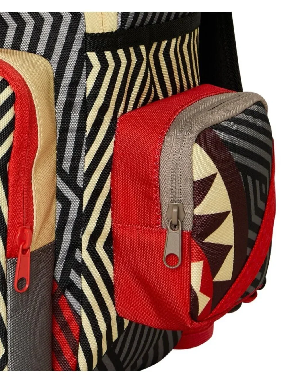 Sprayground James First Class Trooper Backpack PVC Laptop Travel Bag NWT